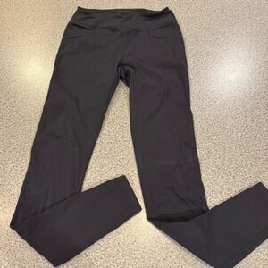 Athleta High-Rise Stash Pocket Leggings - Dark Gray - XXS
